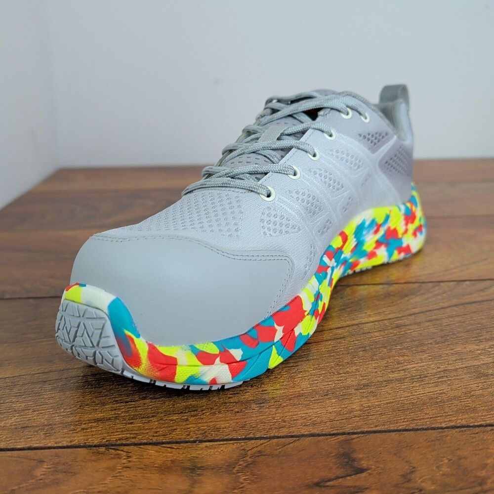 Merrell Moab Flight CF Lunar Work Shoes Gray Slip Resistant Carbon Fiber Toe NEW - Picture 7 of 13